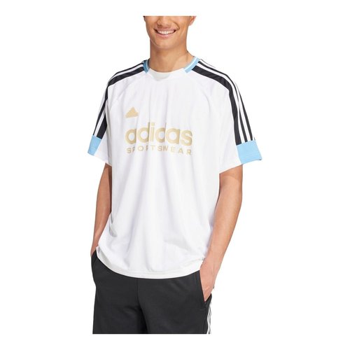 adidas House of Tiro Nations Pack T-shirt - White/Light Blue/Black - IY4496