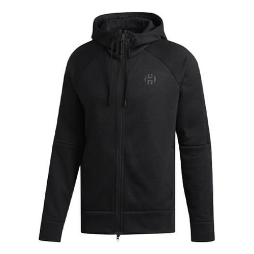 adidas Hrdn cml shter Basketball Sports Hooded Jacket - Black - CW6906