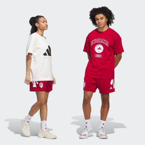 adidas Indiana Hoosiers Chapter Basketball Short - Team Victory Red/Multi - KB5897