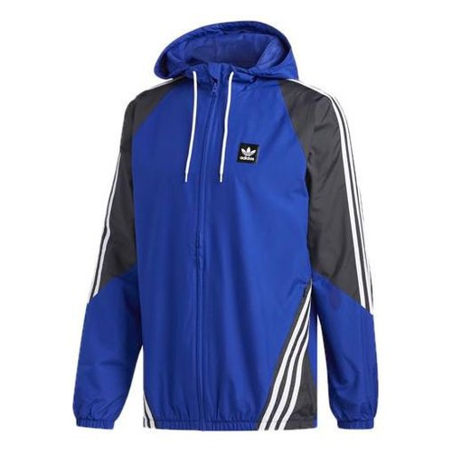 adidas Insley Hooded Jacket - Blue - DU8336