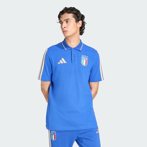 adidas Italy DNA Polo Shirt - Bold Blue - JZ2063