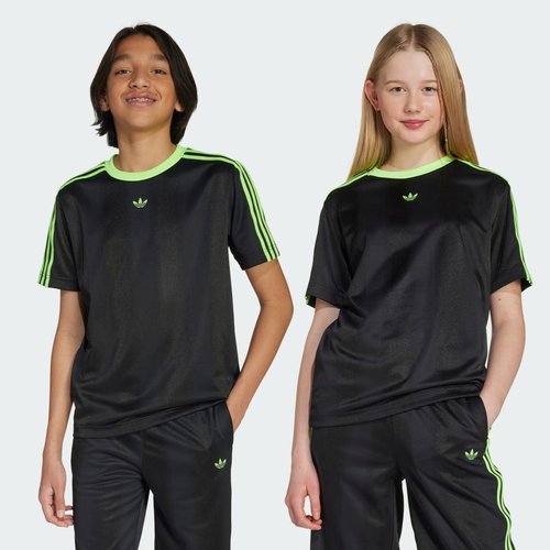 adidas Jacquard Tee - Black/Signal Green - JV7789