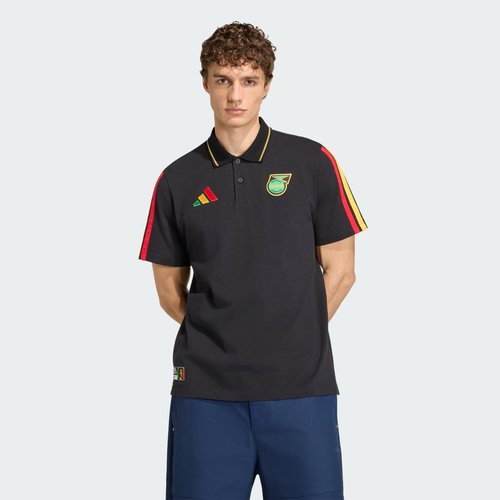 adidas Jamaica x Bob Marley Dna Polo Shirt - Black - JY5217