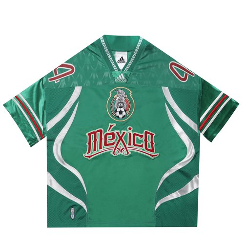 adidas Bringback Remixed Mexico Jersey - Bold Green/White/Better Scarlet - KD5986
