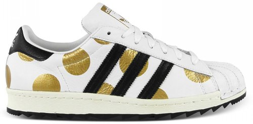 adidas Jeremy Scott x Superstar 80s Ripple 'Metallic Gold Polka