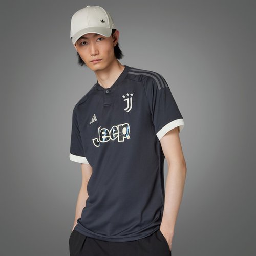 adidas Juventus 23/24 Third Jersey - Carbon/Cream White - HR8250