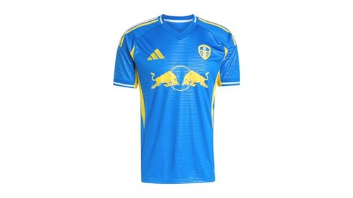 adidas Leeds United FC 25/26 Away Jersey - Blue White - JI7274