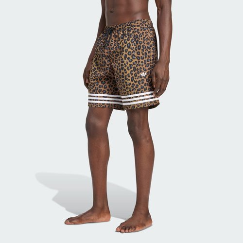 adidas Leopard 8 Inch Swim Short - Bronze Strata - JX2659