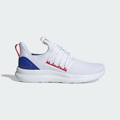 adidas Lite Racer Adapt 7.0 - Cloud White/Better Scarlet/Lucid Blue - JS0022