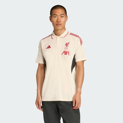 adidas Liverpool FC Tiro 25 Competition Polo Shirt - Wonder White - JV6551