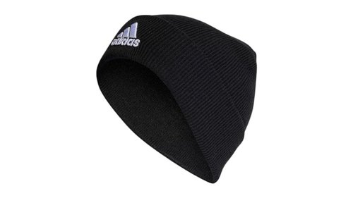 adidas Logo Cuffed Beanie - Black - IB2651