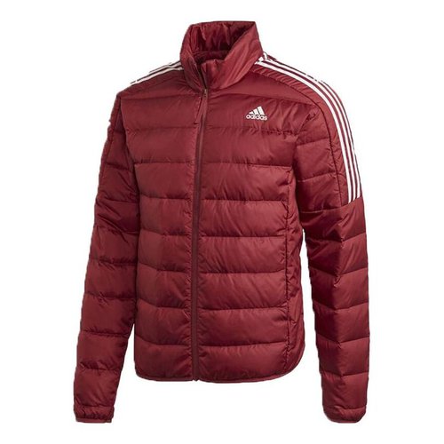 adidas logo Printing Stand Collar Stay Warm Sports Down Jacket - Red - GH4595