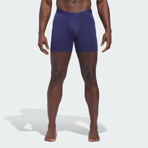 adidas Luxe Comfort 3-Pack Boxer Briefs - Dark Blue/Royal Blue/Grey - JJ7479