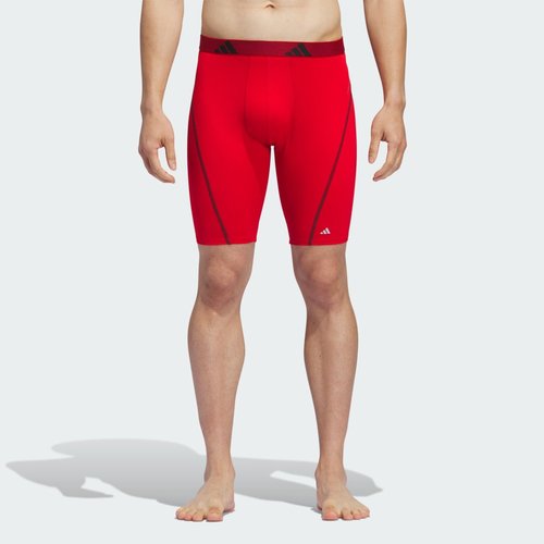 adidas M Prf Msh 3Pk Long Boxer Brief - Scarlet/Black/Onix - IR0823