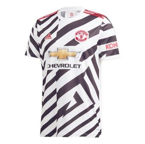 adidas Manchester United Away Fan Edition Sports Jersey - White - FM4263