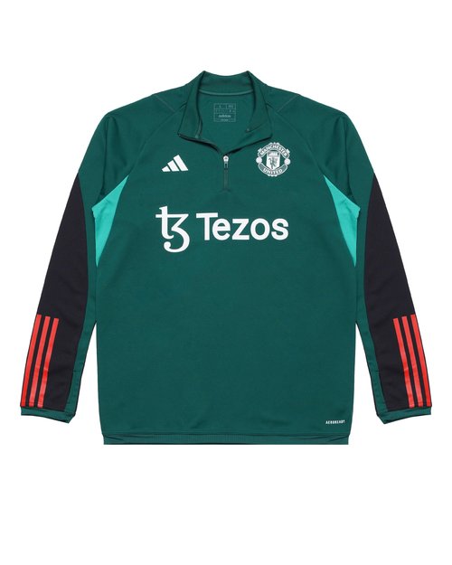 adidas Manchester United FC TRACK TOP - Green - IQ1523