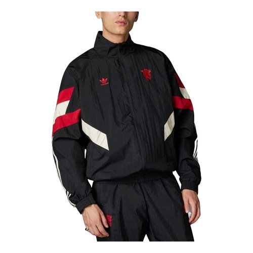 adidas Manchester United Originals Track Top - Black/Mufc Red - IS6525