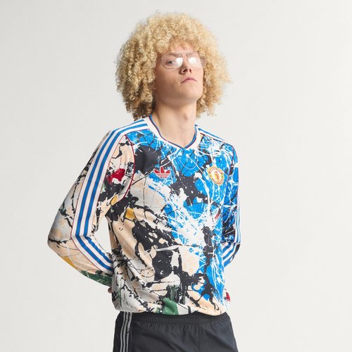 adidas Manchester United Stone Roses Long Sleeve Jersey - Multicolor - KC4442