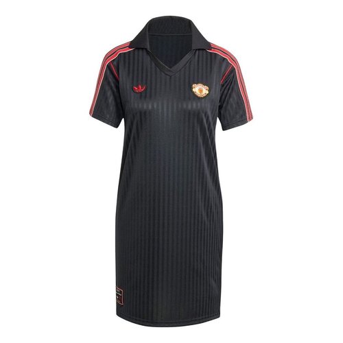 adidas Manchester United Terrace Icons Dress - Black/Red - JF0385