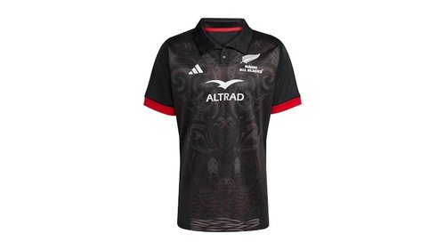 adidas Maori All Blacks Home Jersey - Black All Black - JM0154