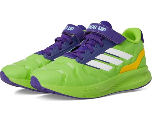 Marvel x adidas Runfalcon 5 C - Semi Solar Green/Cloud White/Collegiate Purple - JQ6689