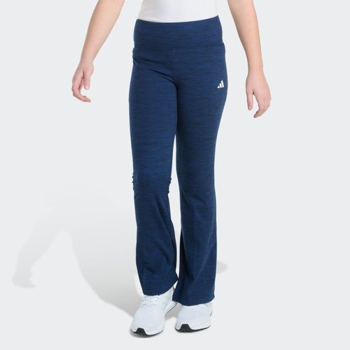 adidas Mélange Flare Leg Pant - Blue - JK8695