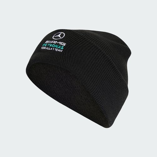 adidas Mercedes Amg Petronas Formula 1 Team Dna Beanie - Black/White - KE8317