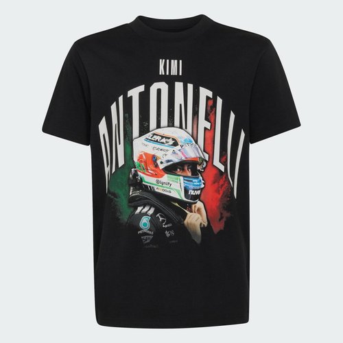 adidas Mercedes Amg Petronas Formula 1 Team Kimi Antonelli Graphic Tee - Black - KE7752