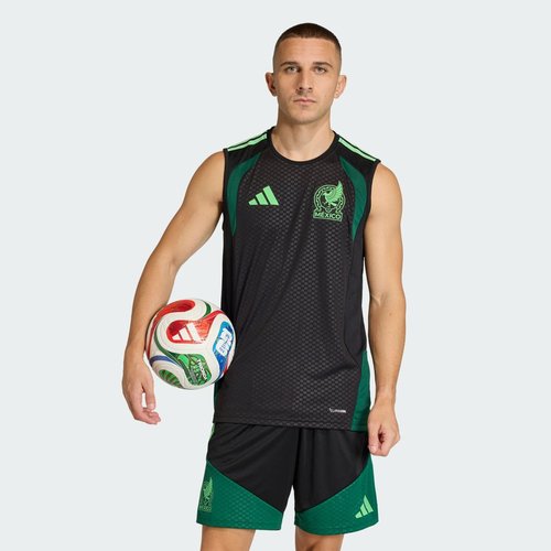 adidas Mexico 26 Tiro Sleeveless Jersey - Black - KB0927
