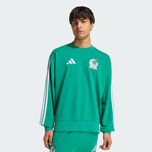adidas Mexico DNA Crew Sweat Sweatshirt - Bold Green - JZ6467