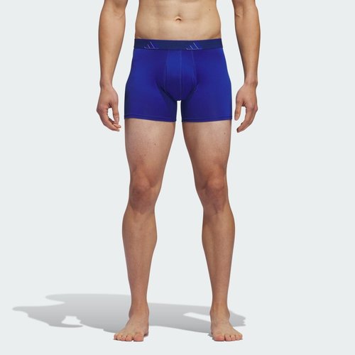 adidas Microfiber 3-Pack Trunk Underwear - Blue/Grey/Legend Ink - IU9233
