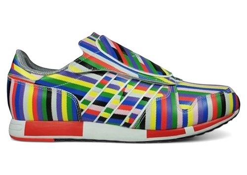 adidas Micropacer 60 Years Of Sole And Stripes - White/Neon Yellow/Light Red - G00855