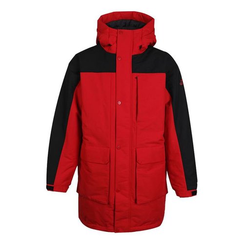 adidas Mid parka hooded Long Sleeves Down Jacket Red - RED - GN9834