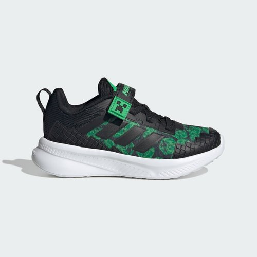 adidas Minecraft Fortarun 4.0 Children - Core Black/Core Black/Cloud White - JR1943