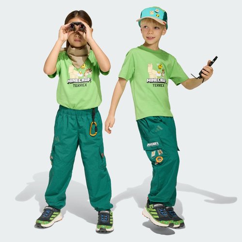 adidas Minecraft Terrex CLIMA365 Cargo Pants - Collegiate Green - JY2446