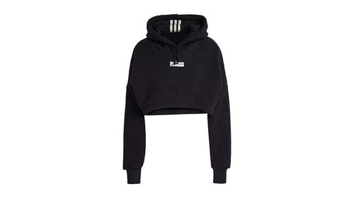 adidas Moon Boot Cropped Hoodie - Black - IY8049