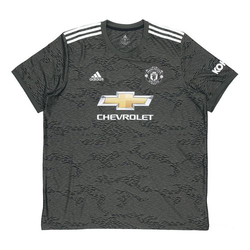 adidas MUFC A JSY 20-21 Season Manchester United Away SW Fan Edition Sports Short Sleeve Jersey - Green - EE2378