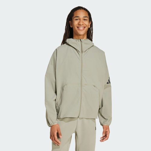 adidas MYSHELTER Windbreaker - Silver Pebble - JW3631