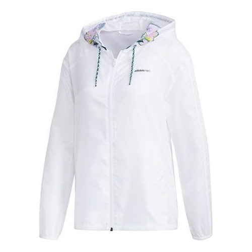 adidas neo Casual Sports Jacket - White - EJ7090