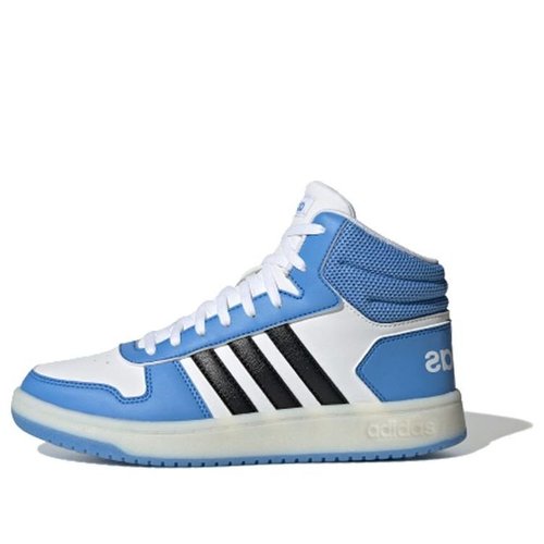 adidas Hoops 2.0 Mid - Blue/White/Black - FV2738
