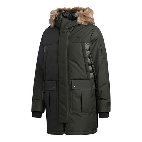 adidas neo Sports Down Jacket Brown - Dark Brown - GJ8827