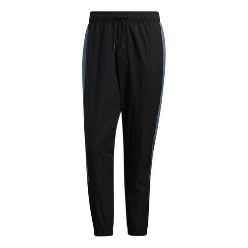 adidas neo Sw Wvn Tp Contrasting Colors Bundle Feet Sports Pants/Trousers/Joggers - Black - H45186