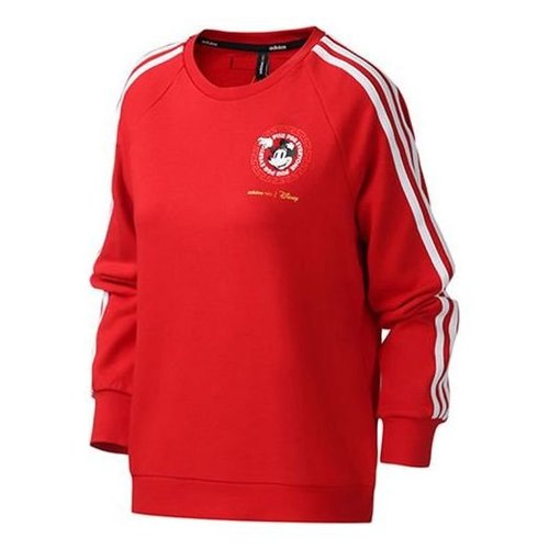 adidas neo x DISNEY CNY Printing Round-neck Swea Red - Light Red - GE7770