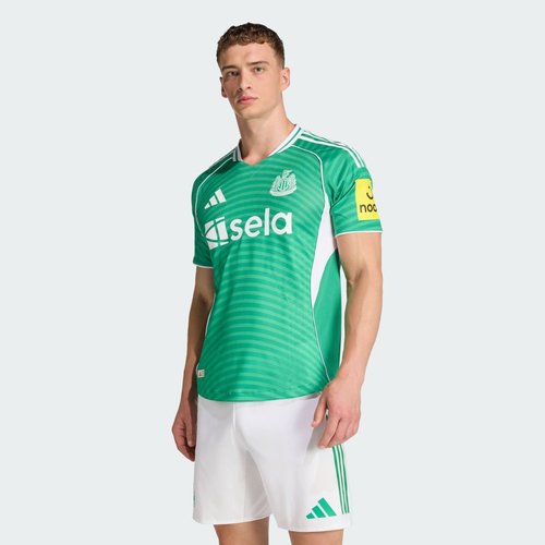 adidas Newcastle United FC 25/26 Away Authentic Jersey - Team Green/White - JI7383