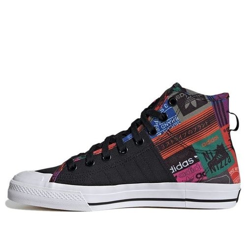 adidas Nizza Hi Rf - Black/Orange - GX2713