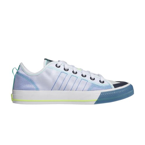 adidas gazelle silver green womens Adidas Women's Nizza Platform Mid Shoes