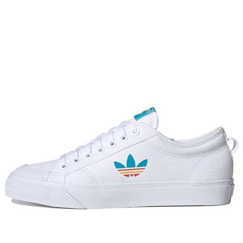 adidas Nizza Trefoil 'White/Blue 