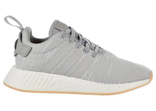 adidas NMD_R2 - Grey/Crystal White/Gum - AQ0196
