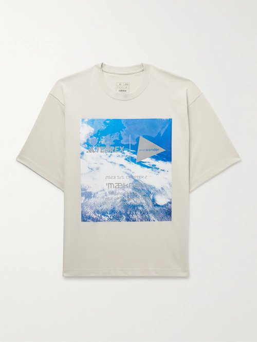 adidas Off-White and wander Edition T-Shirt - Alumina - HR7141
