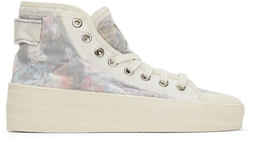 adidas Off-White & Multicolor Parley Edition Nizza Hi - Core White/Core Whit - GY3176